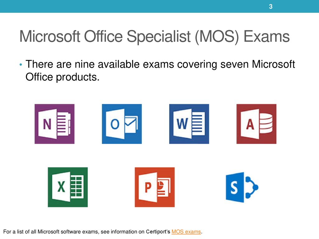 Microsoft Office Specialist Certification - ppt download